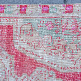 3317 Handwoven Vintage Rug 4'3x7