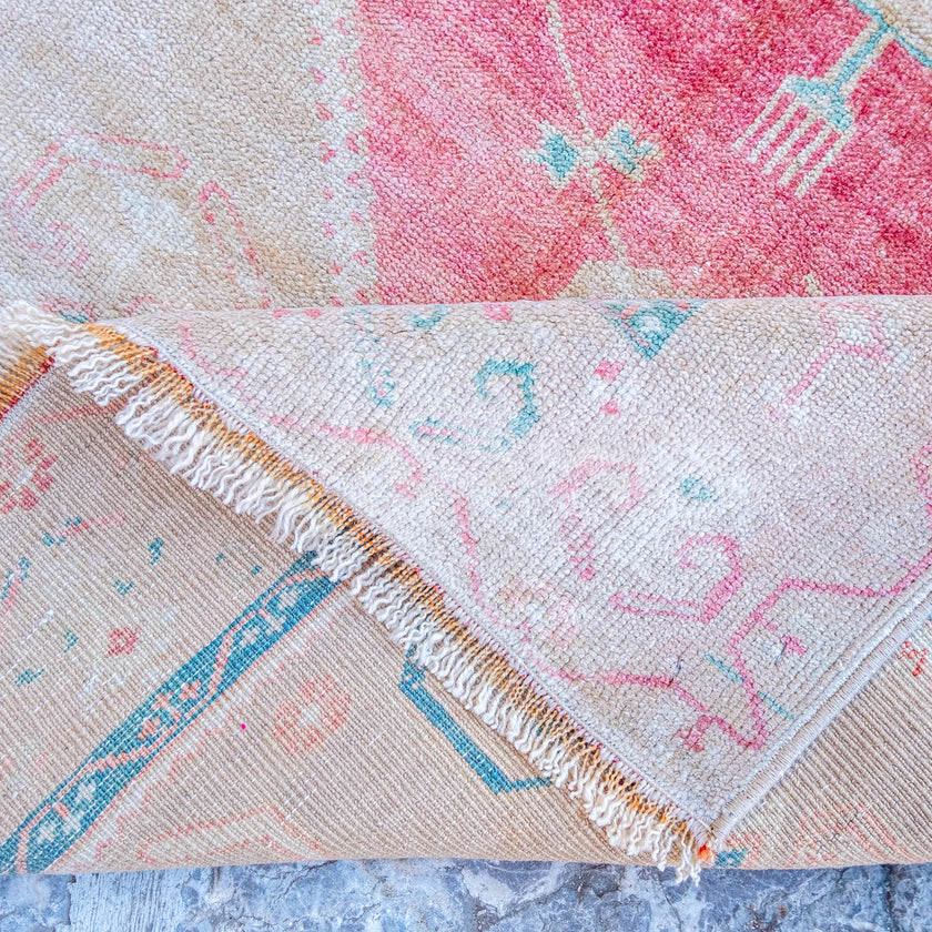 3396 Handwoven Vintage Rug 3'7x6'10