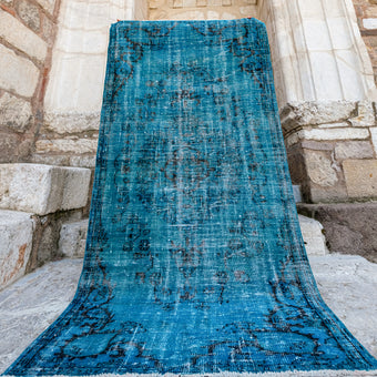 3539 Handwoven Vintage Rug 4'3x8'1 NND
