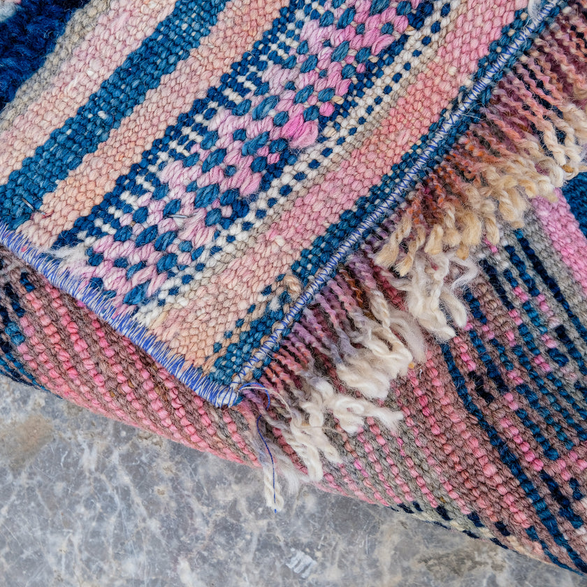 3575 Handwoven Vintage Rug 3'6x10'9