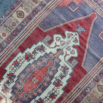 357 Handwoven Vintage Rug 4’2x8’7