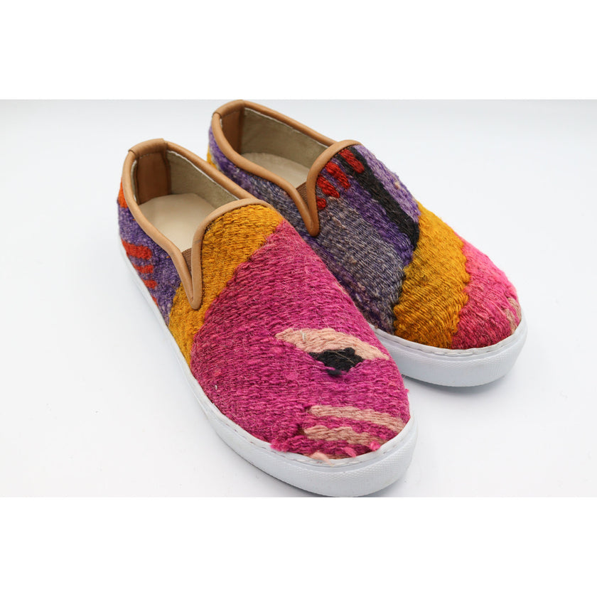 #3704 Handmade Kilim Sneaker - Size 37