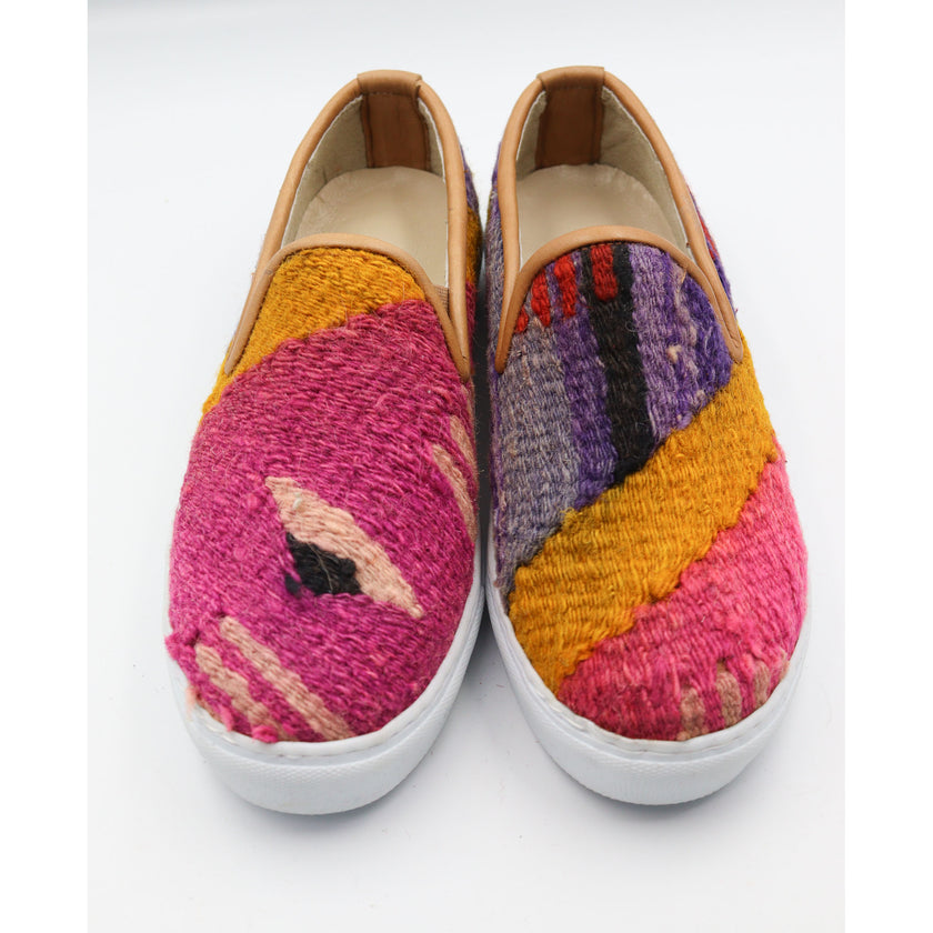 #3704 Handmade Kilim Sneaker - Size 37