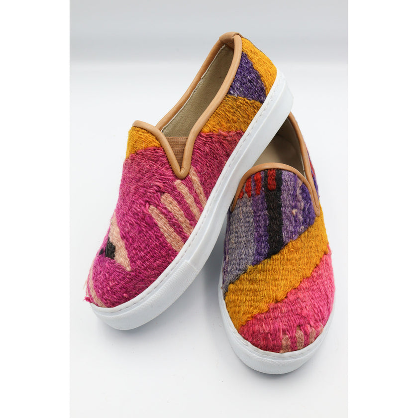 #3704 Handmade Kilim Sneaker - Size 37