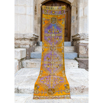 3756 Handwoven Vintage Rug 2’8x11’4