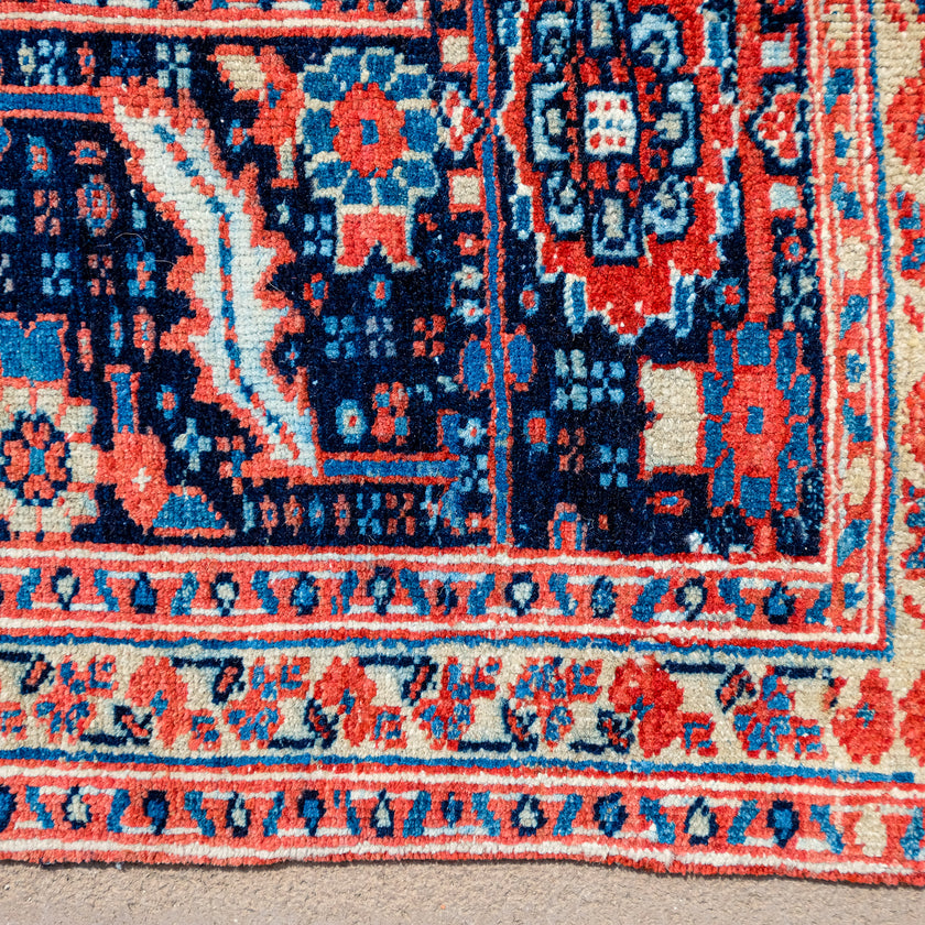 3784 Handwoven Vintage Rug 8’10x12’3