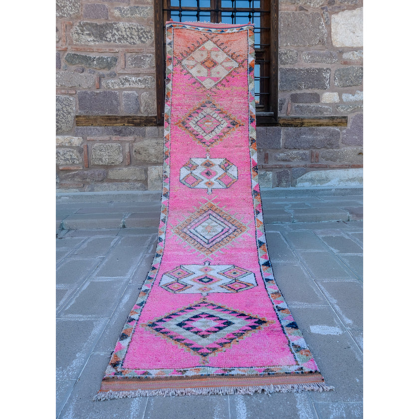 3808 Handwoven Vintage Rug 2’11x12’4 NND