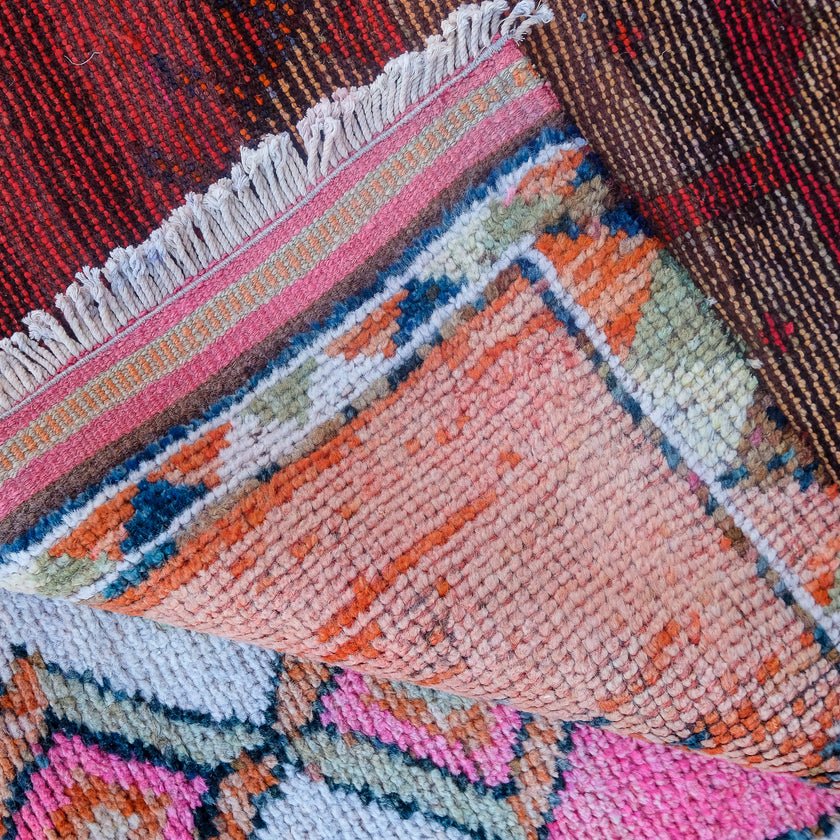 3808 Handwoven Vintage Rug 2’11x12’4 NND