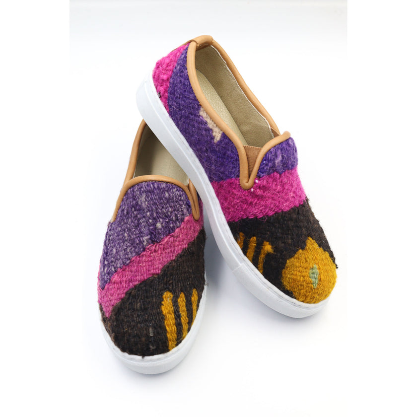 #3821 Handmade Kilim Sneaker - Size 38