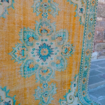 3872 Handwoven Vintage Rug 5'7x8'8