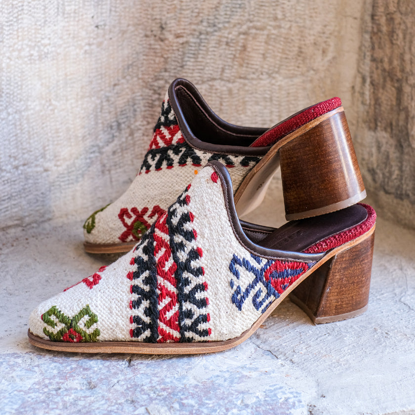 #3901 Handmade Kilim Heel - Size 39