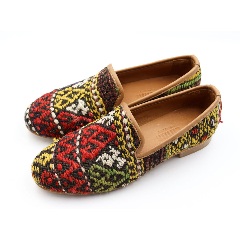 #3917 Handmade Kilim Loafer - Size 39