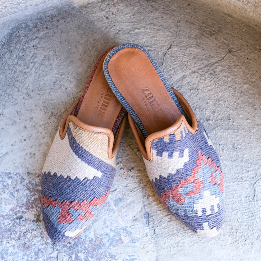 #3937 Handmade Kilim Mule - Size 39