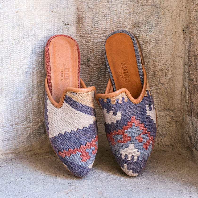 #3937 Handmade Kilim Mule - Size 39