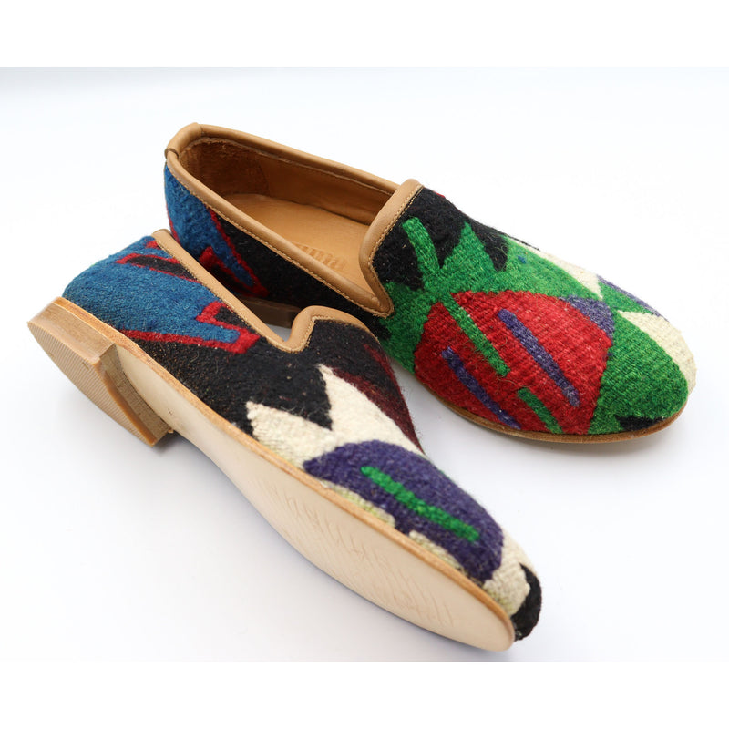 #4007 Handmade Kilim Loafer - Size 40