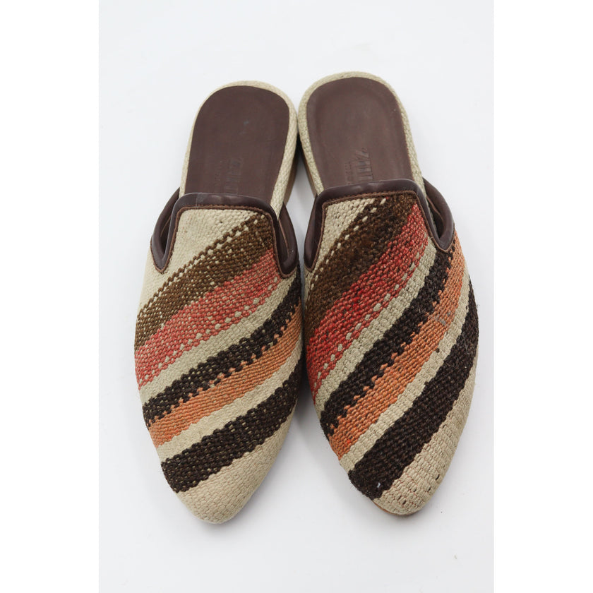 #4024 Handmade Kilim Mule - Size 40