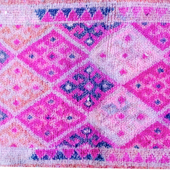 4090 Handwoven Vintage Rug 2'7x12'7