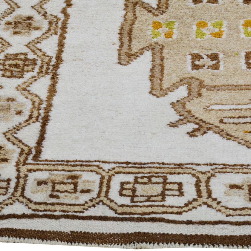 4172144 Handwoven Vintage Rug 3'10x11'1