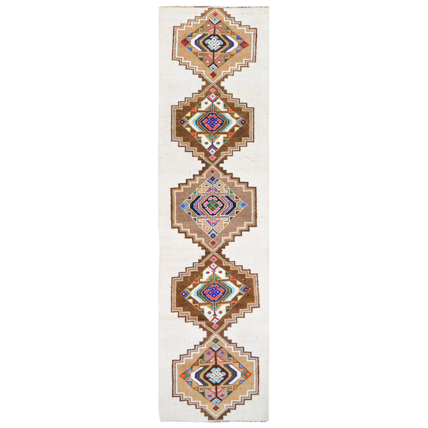 4172175 Handwoven Vintage Rug 3'2x12'5