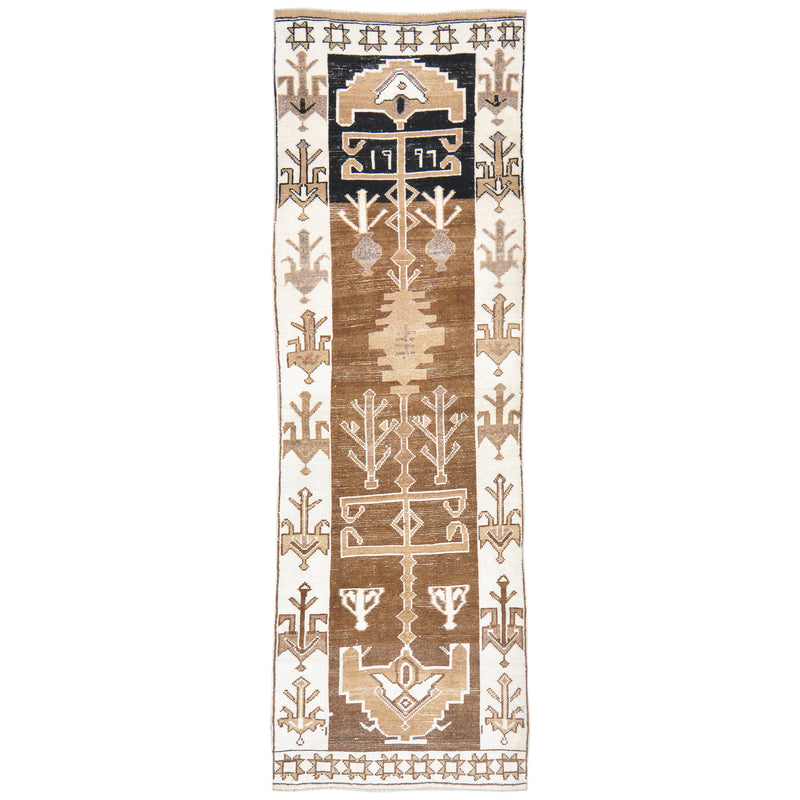 4172677 Handwoven Vintage Rug 3'6x11'6