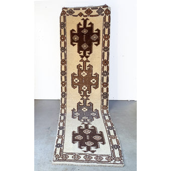 4526 Handwoven Vintage Rug 3’5x12'1