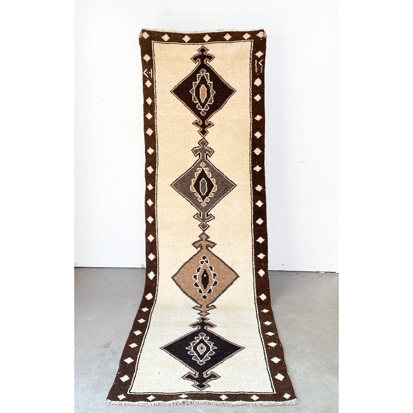4638 Handwoven Vintage Rug 3’6x11