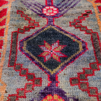 4698 Handwoven Vintage Rug 2'2x12'8