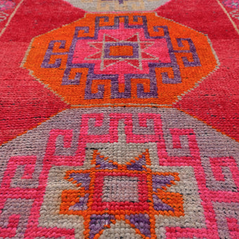 4719 Handwoven Vintage Rug 2'10x14'4