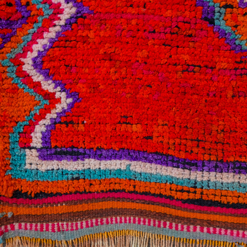 4734 Handwoven Vintage Rug 3'1x11'5