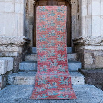 4794 Handwoven Vintage Rug 3'3x11'6