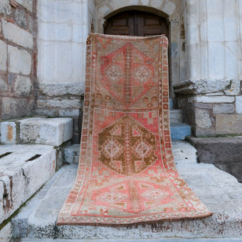 4923 Handwoven Vintage Rug 4'6x10'8