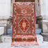 4962 Handwoven Vintage Rug 3'11x8'2