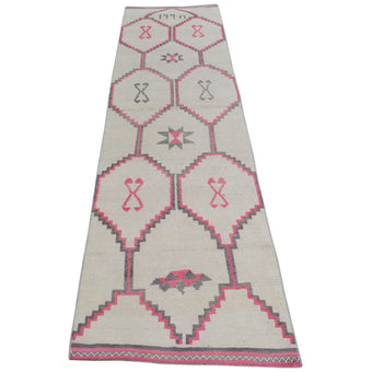 4996181 Handwoven Vintage Rug 2'11x11'7