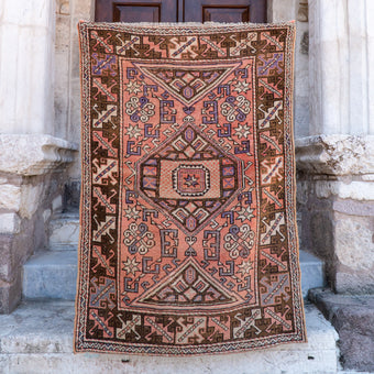 5071 Handwoven Vintage Rug 3'10x5'11