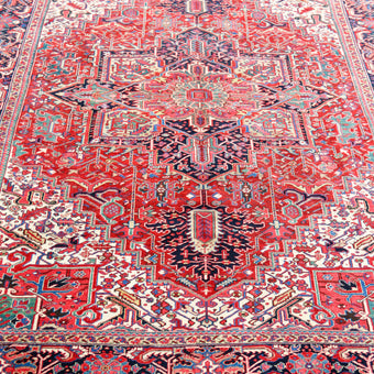 60188 Handwoven Vintage Rug 9’7x12’9