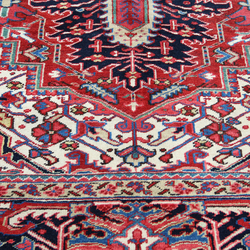 60188 Handwoven Vintage Rug 9’7x12’9