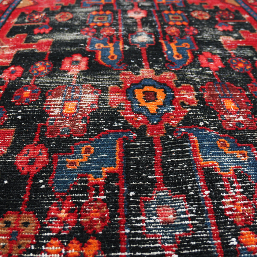 60200 Handwoven Vintage Rug 2'7x15'5