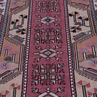 6030 Handwoven Vintage Rug 3'7x6'7