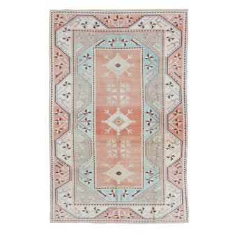 6039 Handwoven Vintage Rug 6'3x9'7