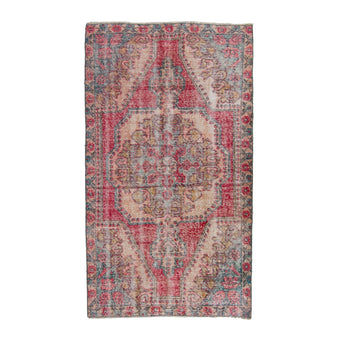 6057 Handwoven Vintage Rug 4x6'11