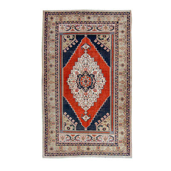 6062 Handwoven Vintage Rug 6'8x7'4