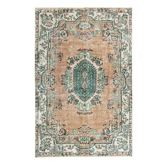 6063 Handwoven Vintage Rug 6'3x9'6