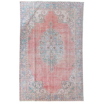 6065 Handwoven Vintage Rug 6'1x9'5