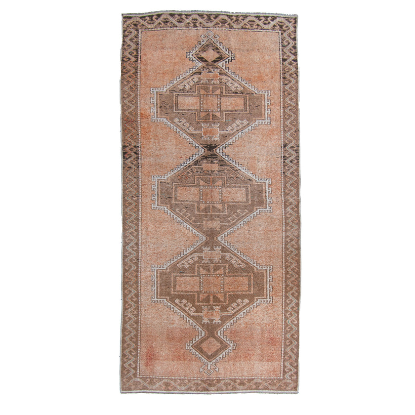 6069 Handwoven Vintage Rug 4'10x10'2