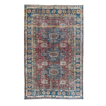 6073 Handwoven Vintage Rug 6'4x9'11