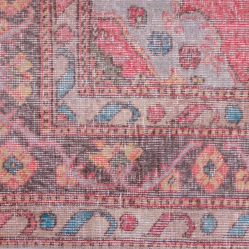 6074 Handwoven Vintage Rug 4'7x11'2