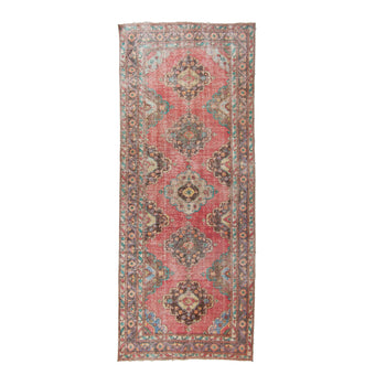 6074 Handwoven Vintage Rug 4'7x11'2