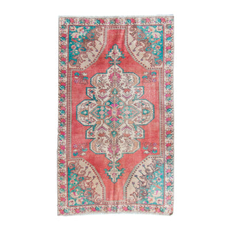 6077 Handwoven Vintage Rug 4'5x7'7