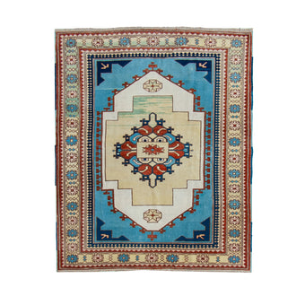 6092 Handwoven Vintage Rug 4'8x5'8