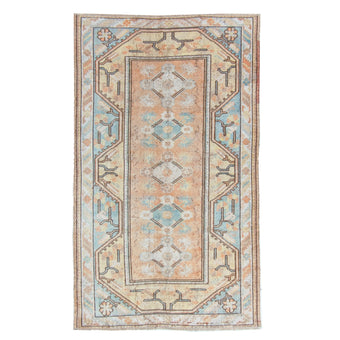 6095 Handwoven Vintage Rug 3'11x6'6